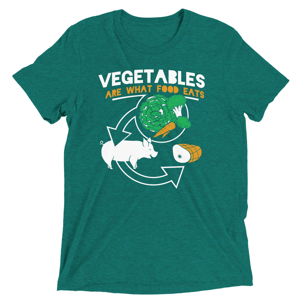 Vegetables Are What Food Eats Men's Tri-Blend Tee product image 3