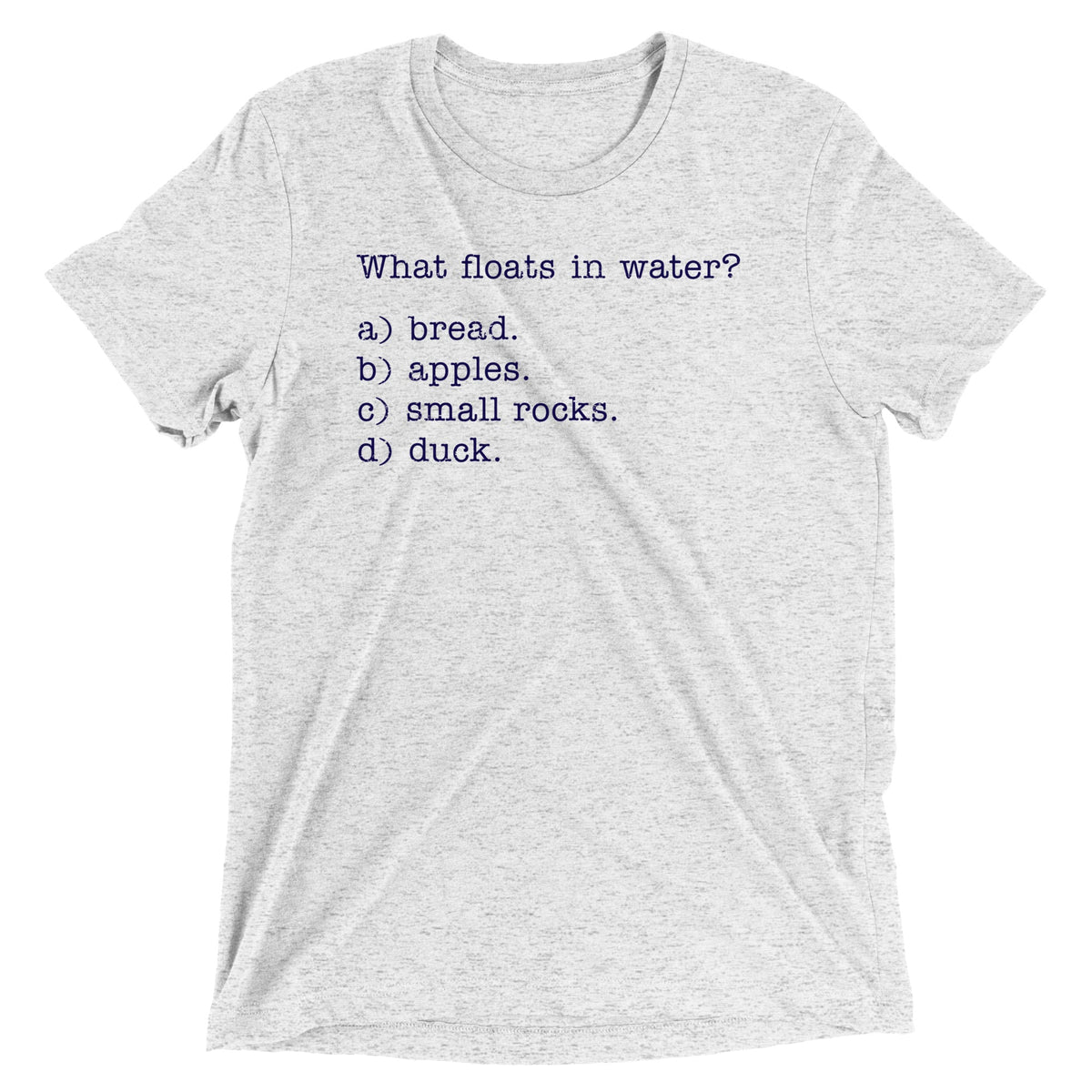 What Floats In Water? Men's Tri-Blend Tee product image 2