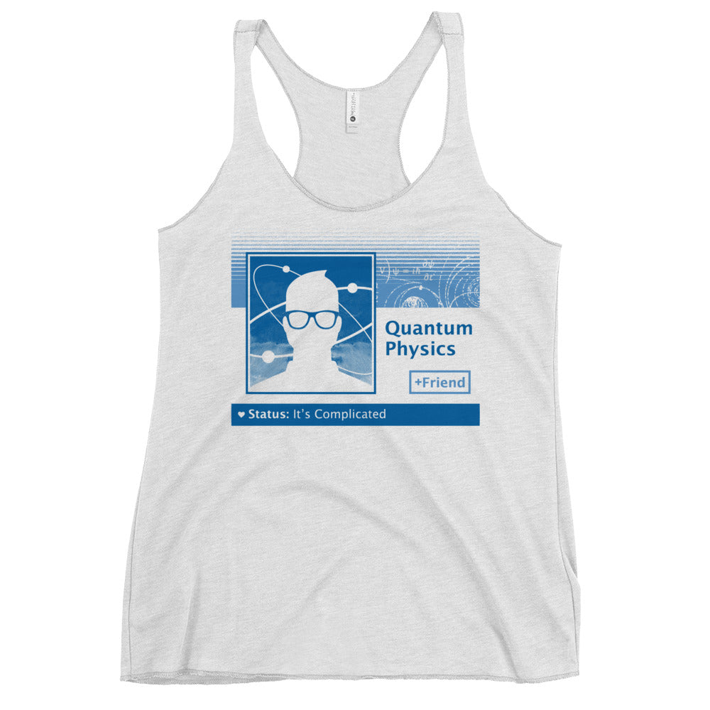 Quantum Physics: It's Complicated Women's Racerback Tank