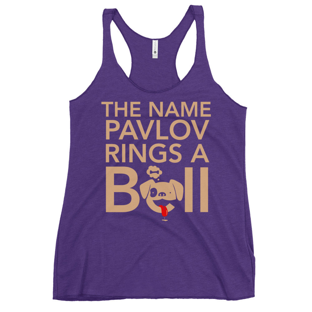The Name Pavlov Rings A Bell Women's Racerback Tank