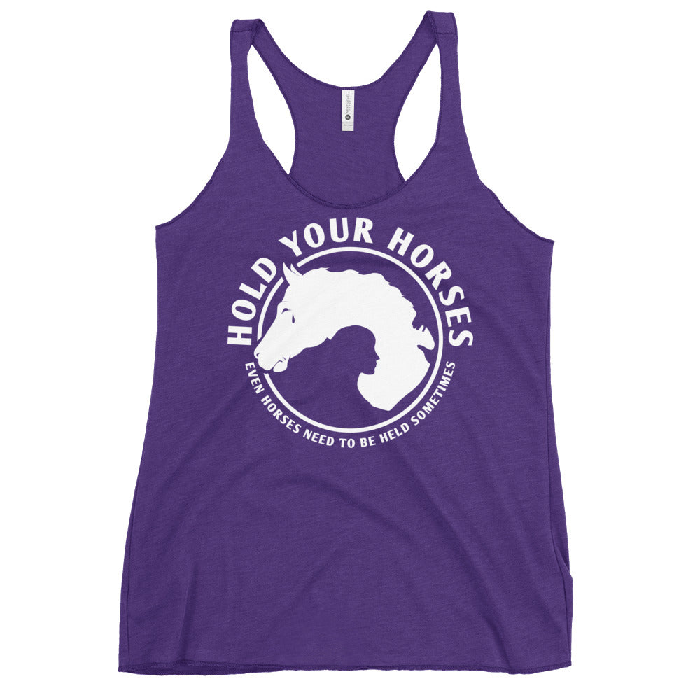 Hold Your Horses Women's Racerback Tank