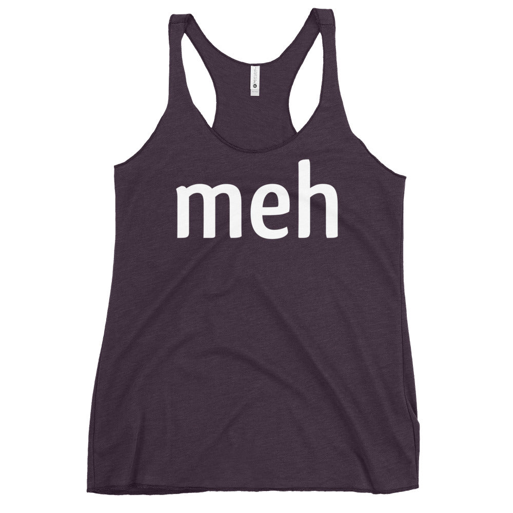 Meh Shirt Women's Racerback Tank product image 3