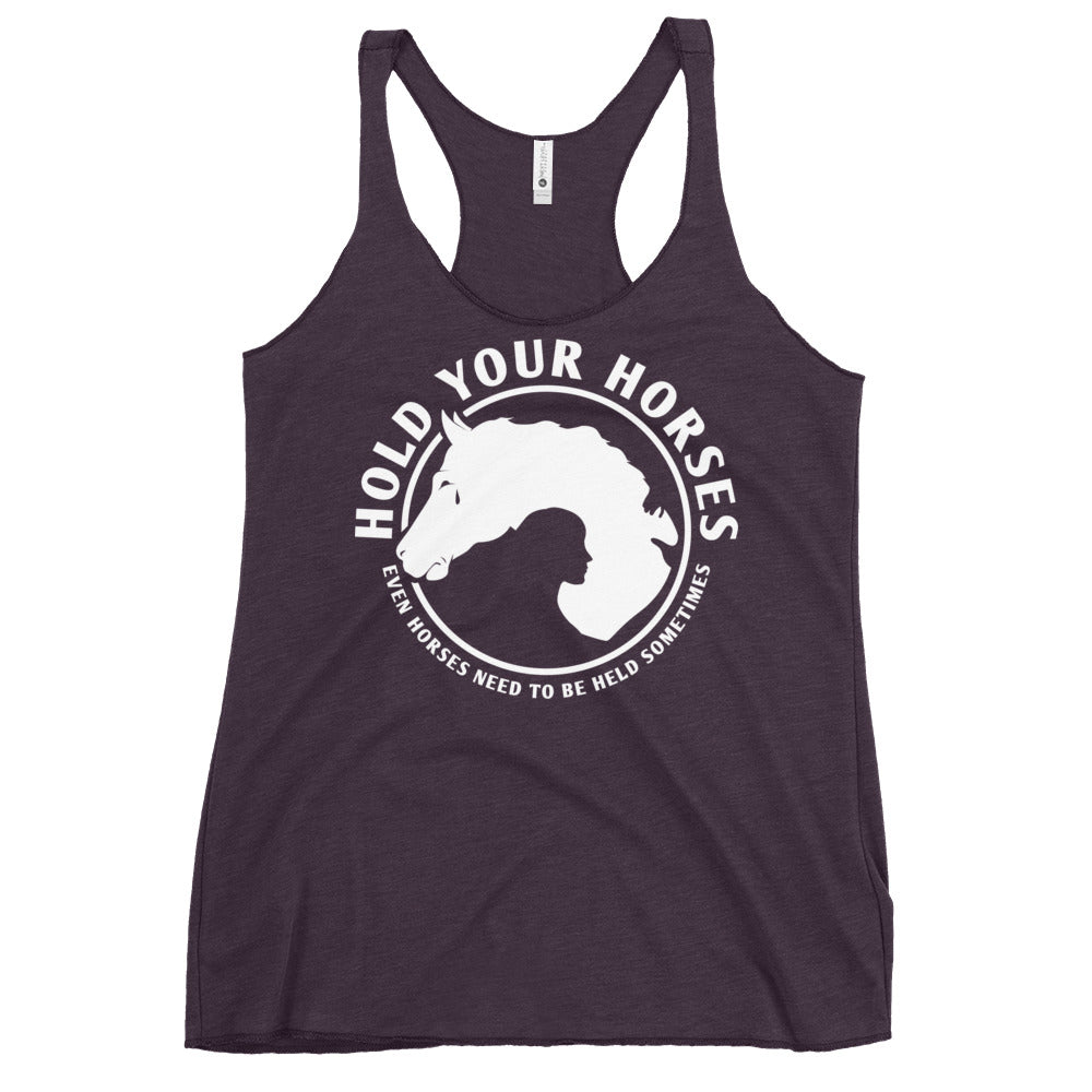 Hold Your Horses Women's Racerback Tank