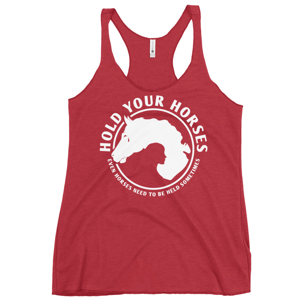 Hold Your Horses Women's Racerback Tank