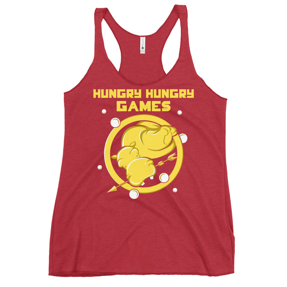 Hungry Hungry Games Women's Racerback Tank