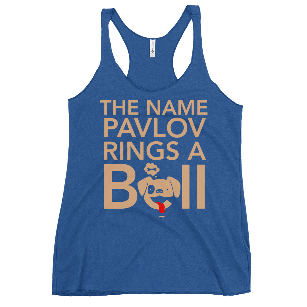 The Name Pavlov Rings A Bell Women's Racerback Tank