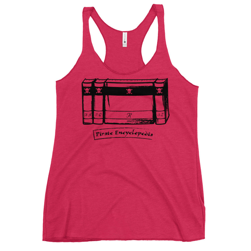 Pirate Encyclopedia Women's Racerback Tank