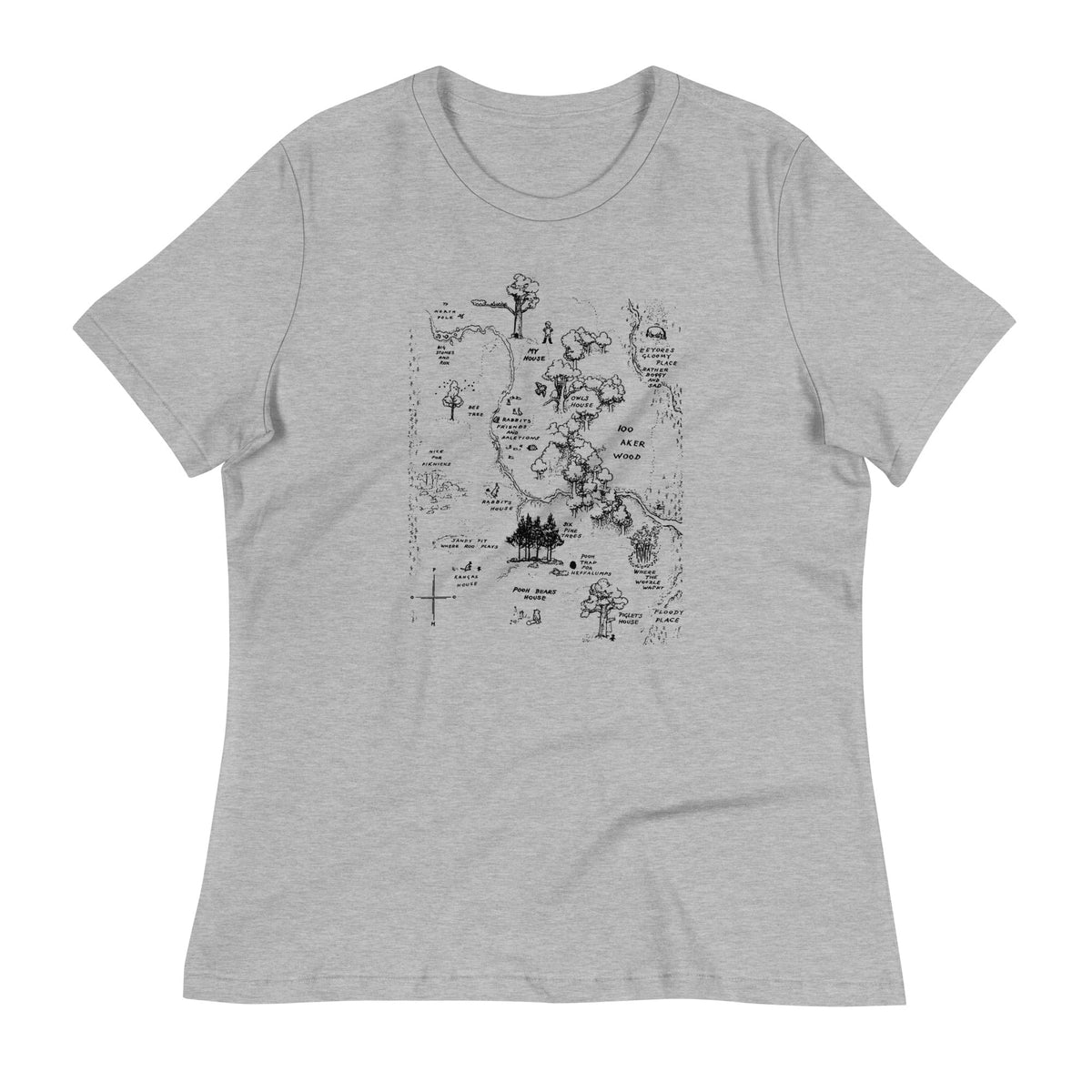 100 Acre Map Women's Signature Tee product image 1
