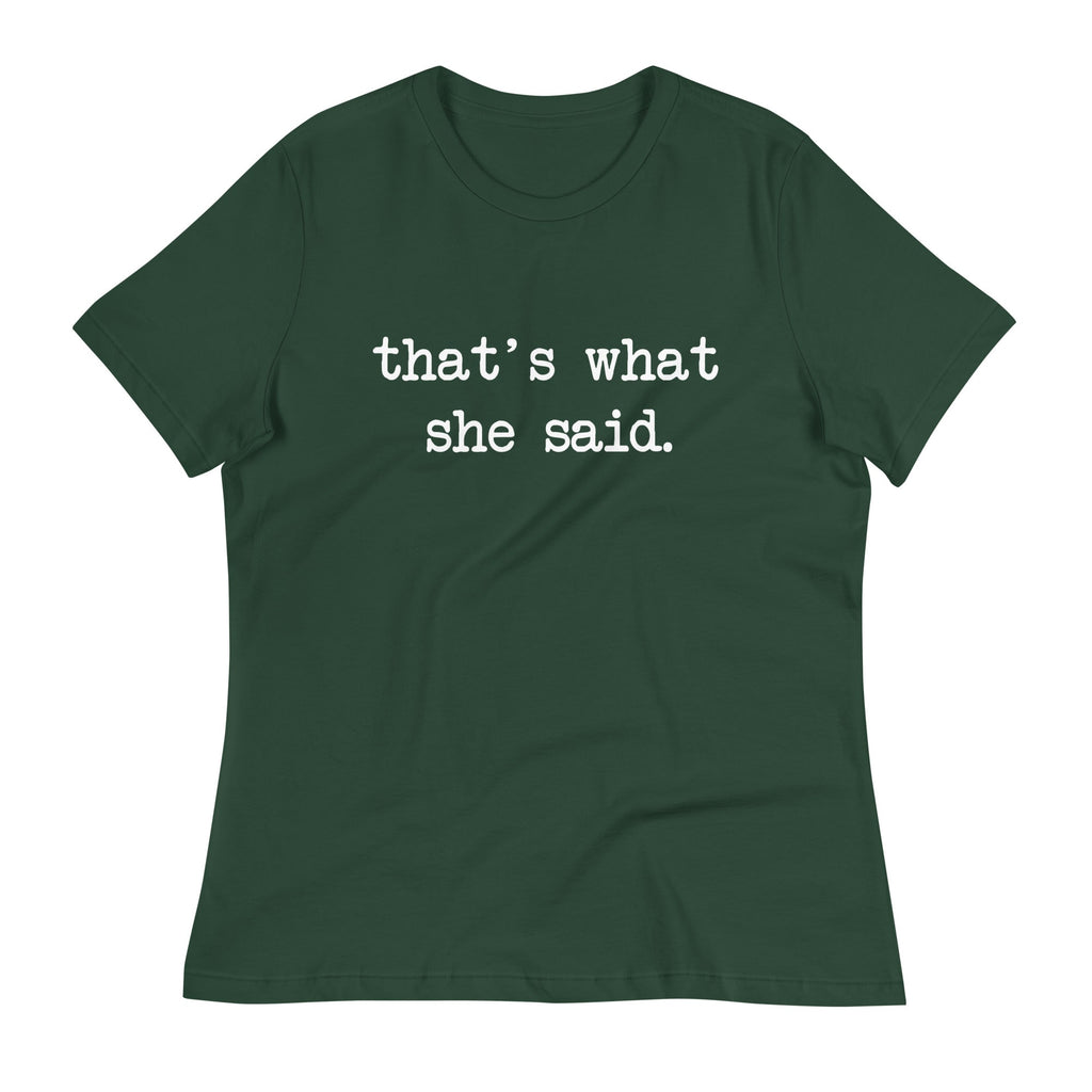 That's What She Said Women's Signature Tee product image 4
