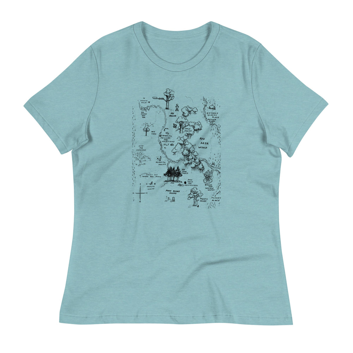 100 Acre Map Women's Signature Tee product image 5