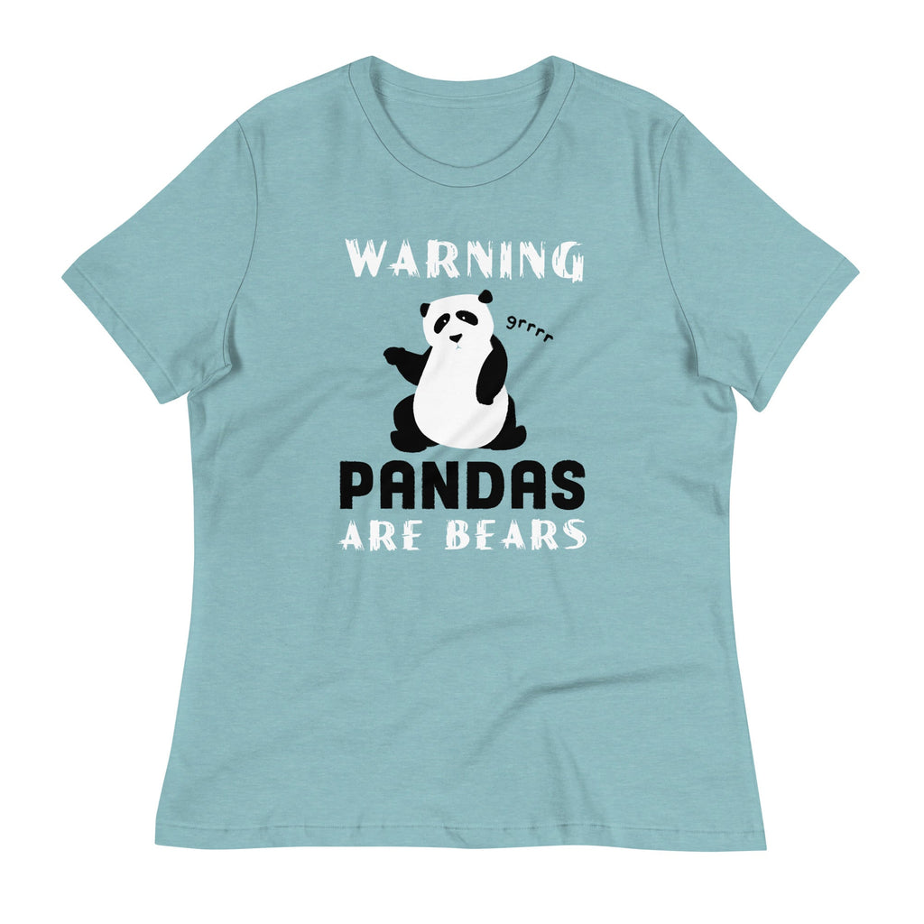 Warning, Pandas Are Bears Women's Signature Tee product image 5