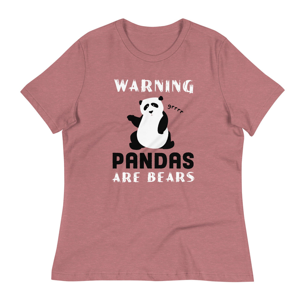Warning, Pandas Are Bears Women's Signature Tee product image 4