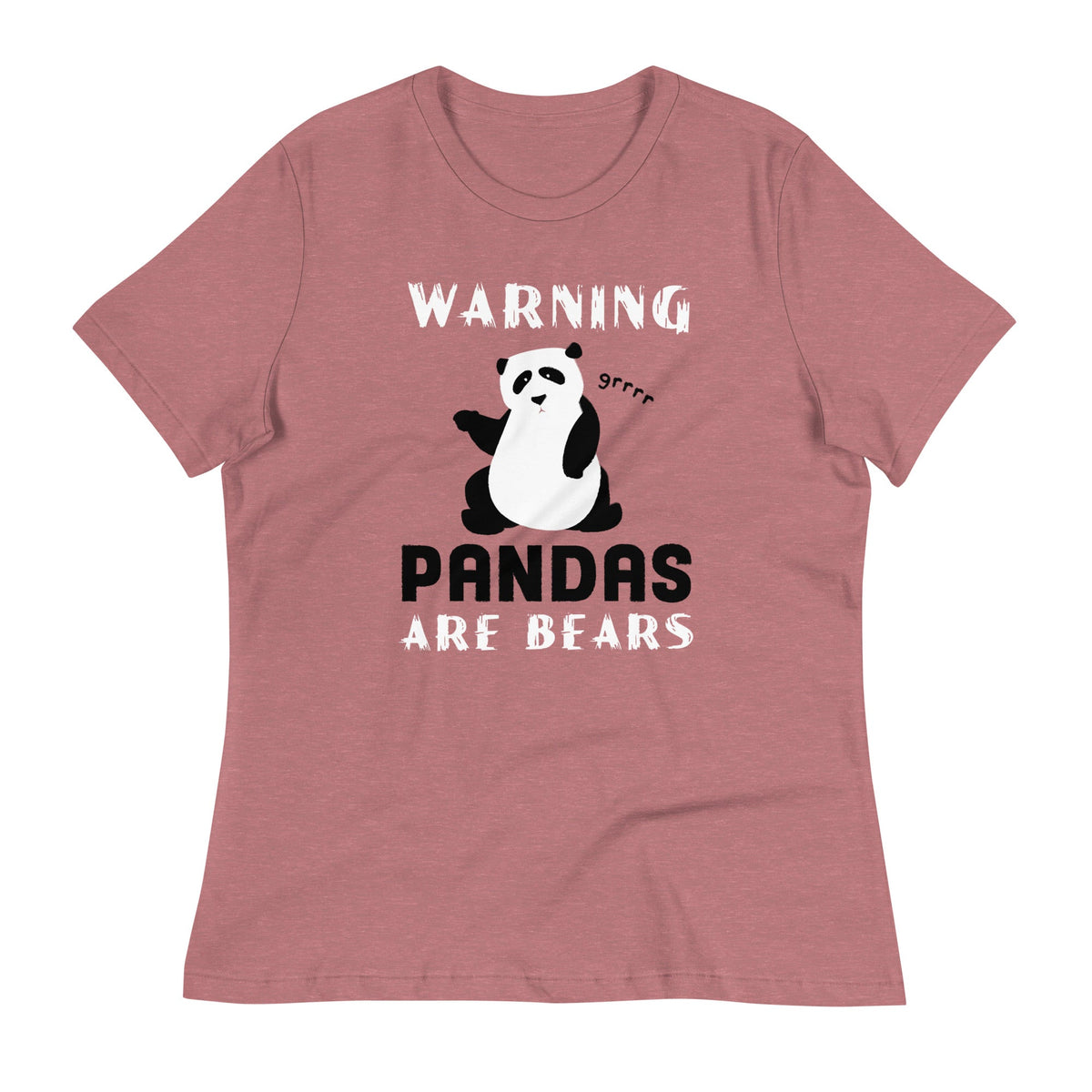 Warning, Pandas Are Bears Women's Signature Tee product image 4
