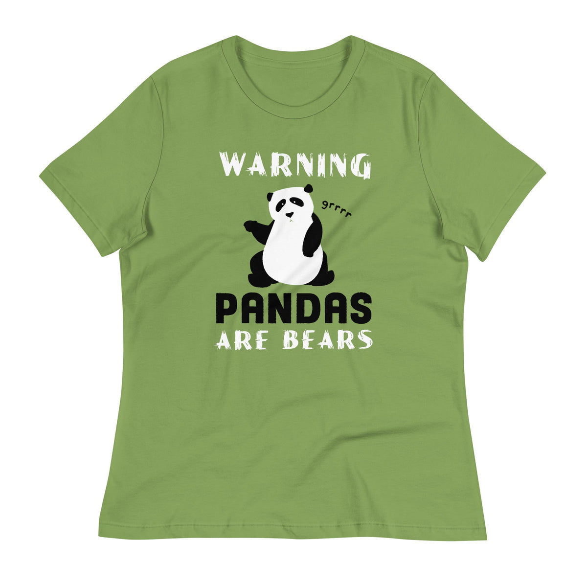 Warning, Pandas Are Bears Women's Signature Tee product image 3