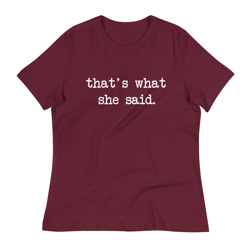That's What She Said Women's Signature Tee product image 5