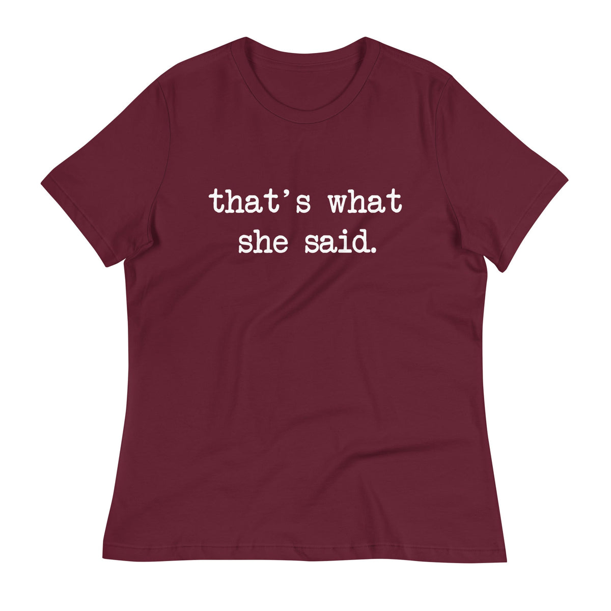 That's What She Said Women's Signature Tee product image 5