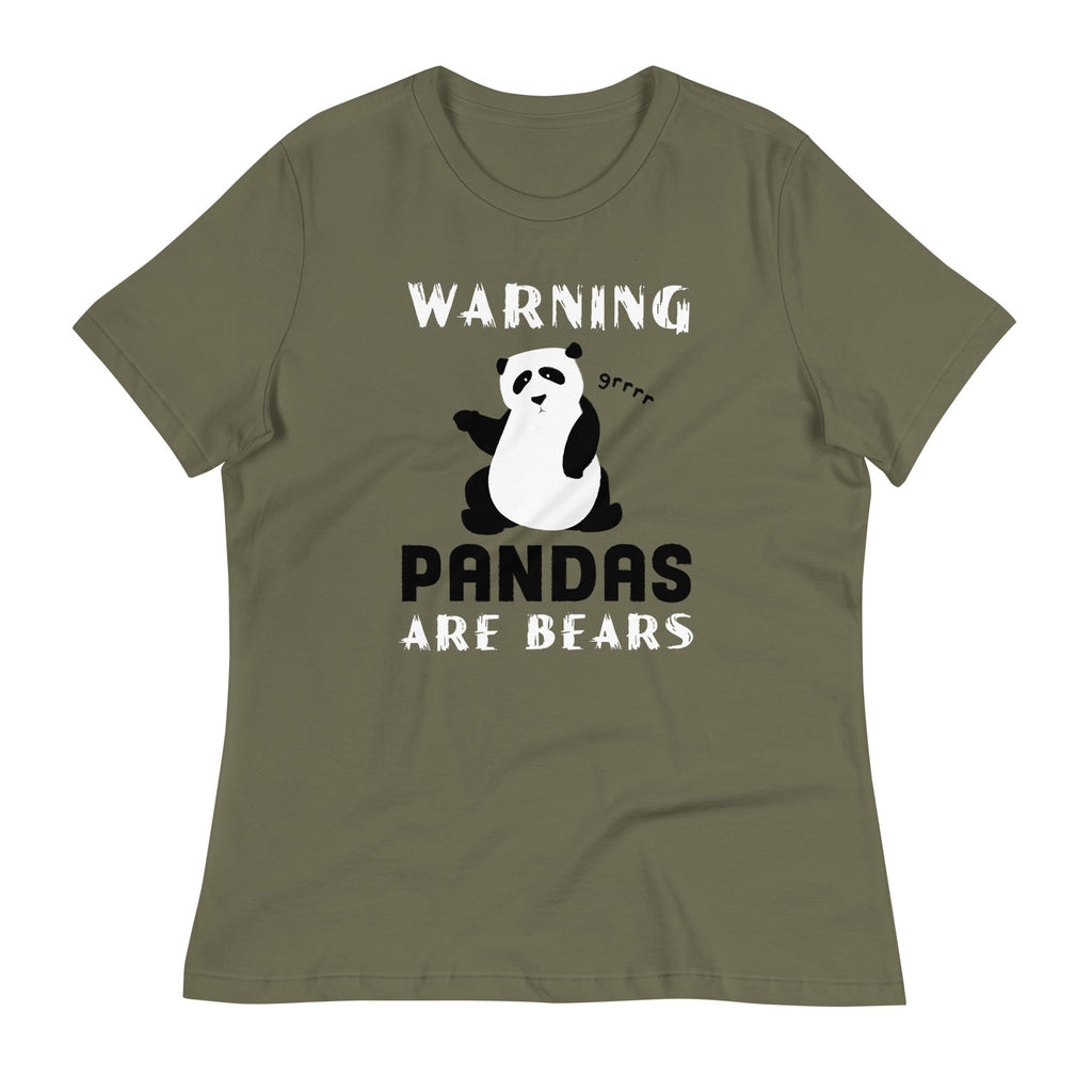 Warning, Pandas Are Bears Women's Signature Tee product image 2