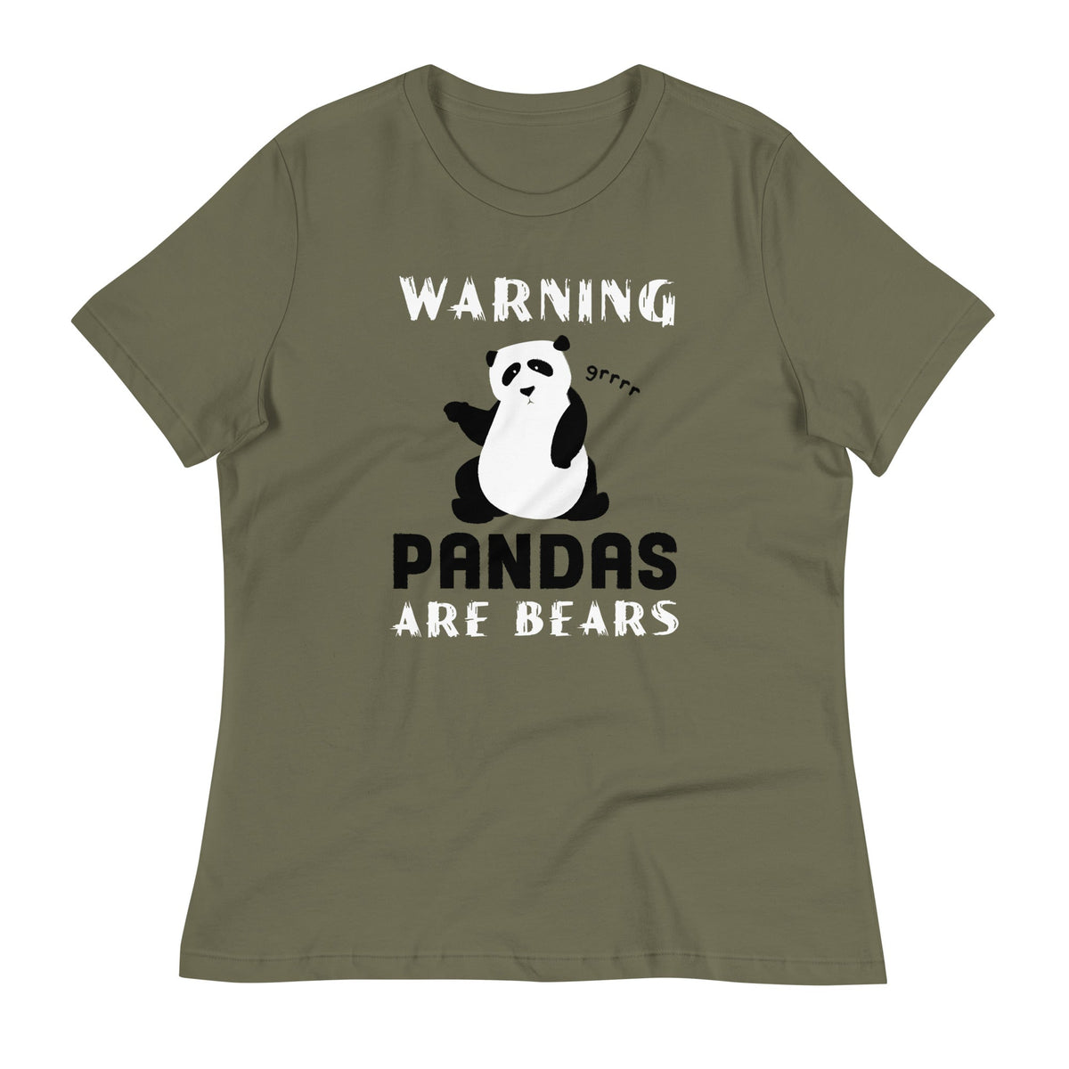 Warning, Pandas Are Bears Women's Signature Tee product image 2