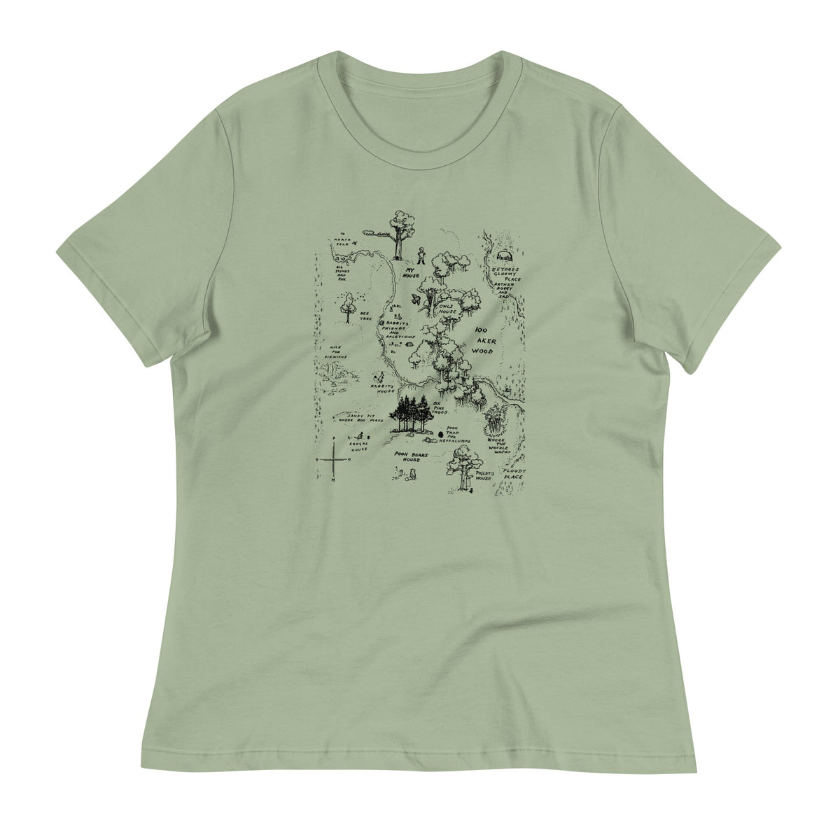 100 Acre Map Women's Signature Tee product image 3