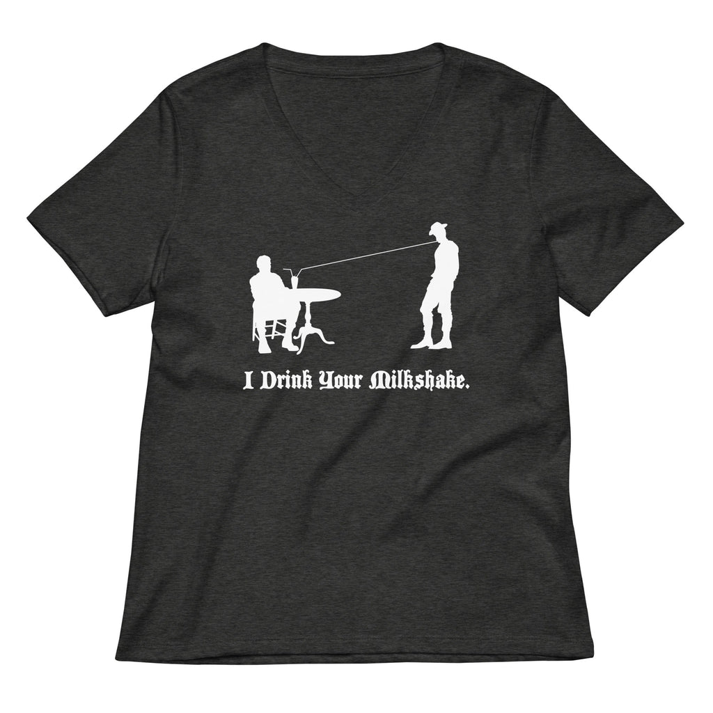 I Drink Your Milkshake Women's V-Neck Tee product image 1