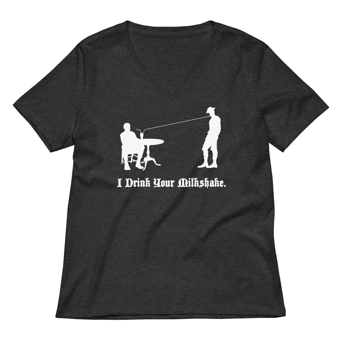 I Drink Your Milkshake Women's V-Neck Tee product image 1