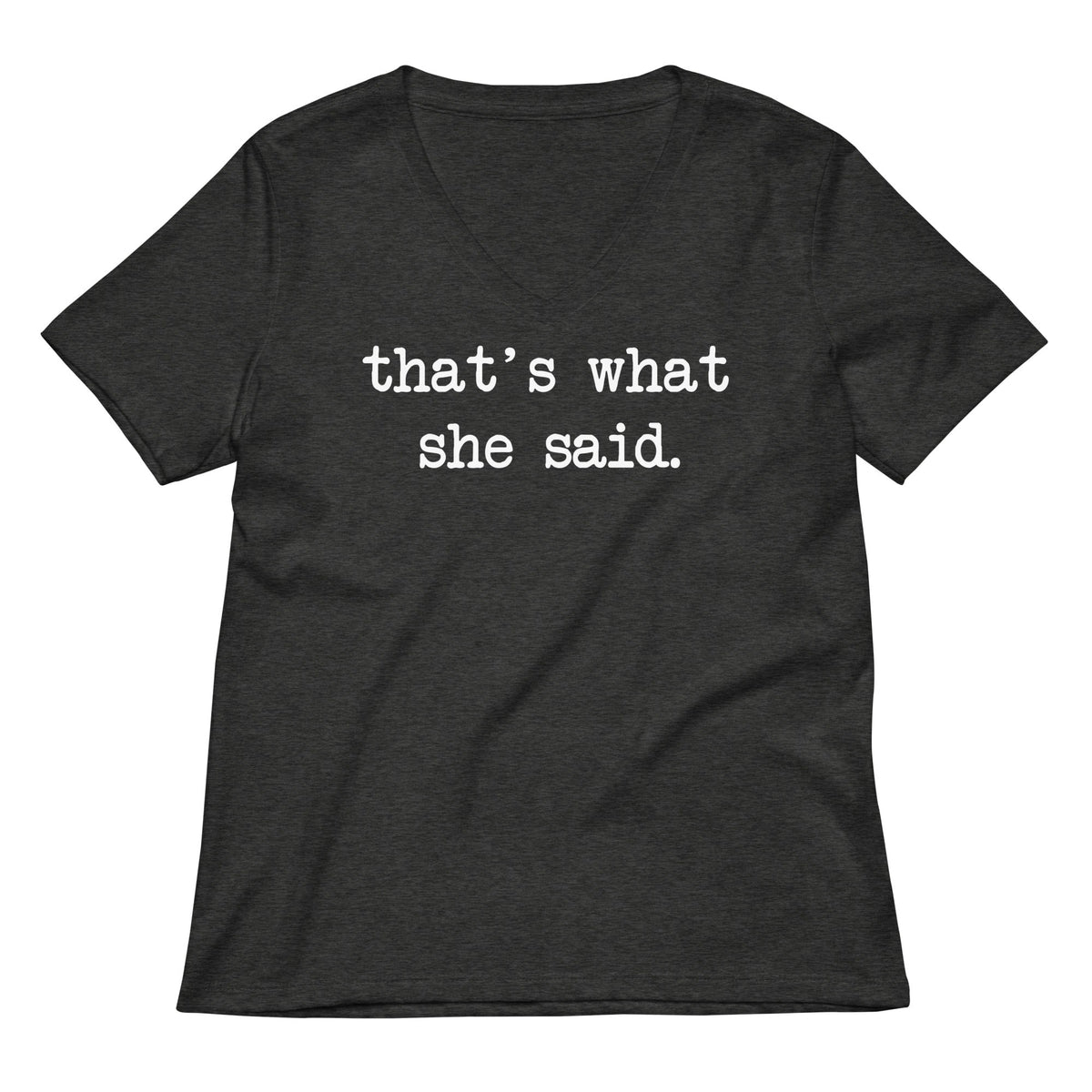 That's What She Said Women's V-Neck Tee product image 3