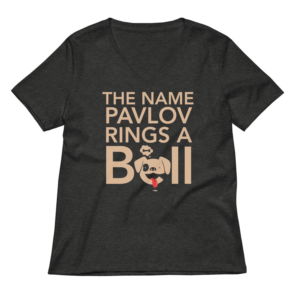 The Name Pavlov Rings A Bell Women's V-Neck Tee product image 3
