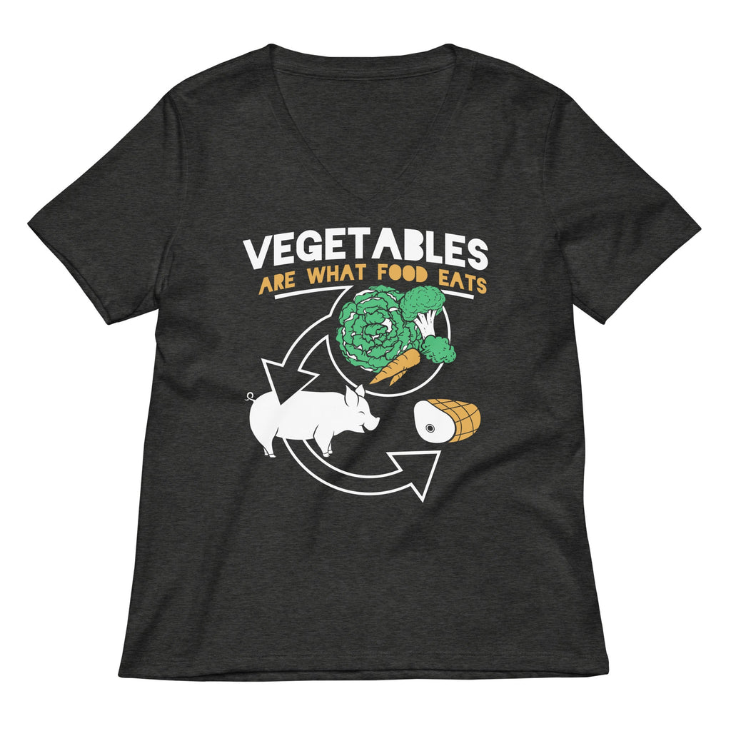 Vegetables Are What Food Eats Women's V-Neck Tee product image 3