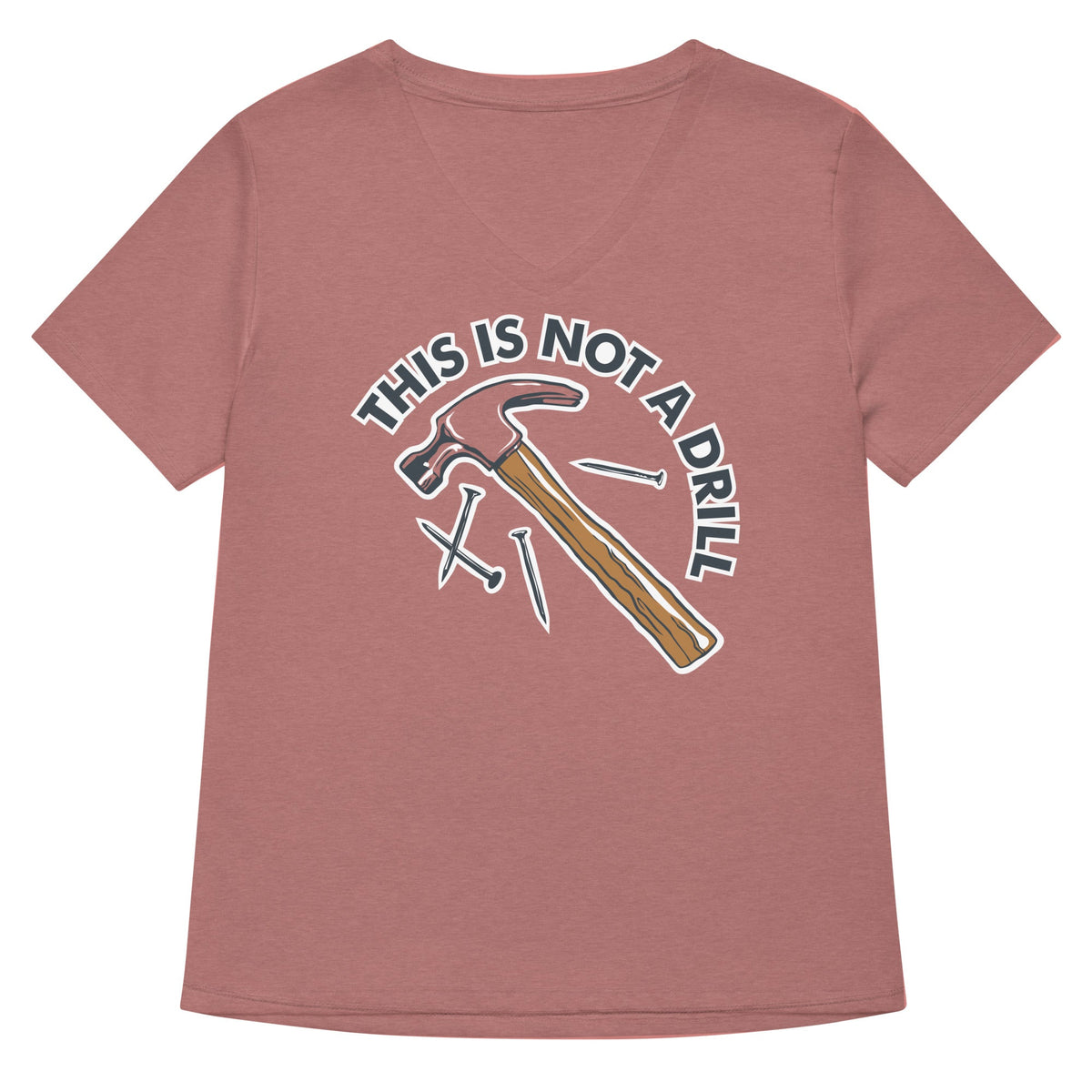 This Is Not A Drill Women's V-Neck Tee product image 3