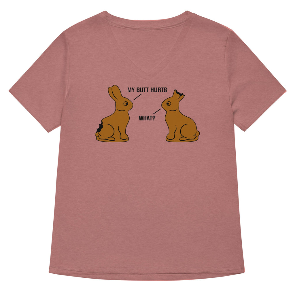 My Butt Hurts Women's V-Neck Tee product image 3