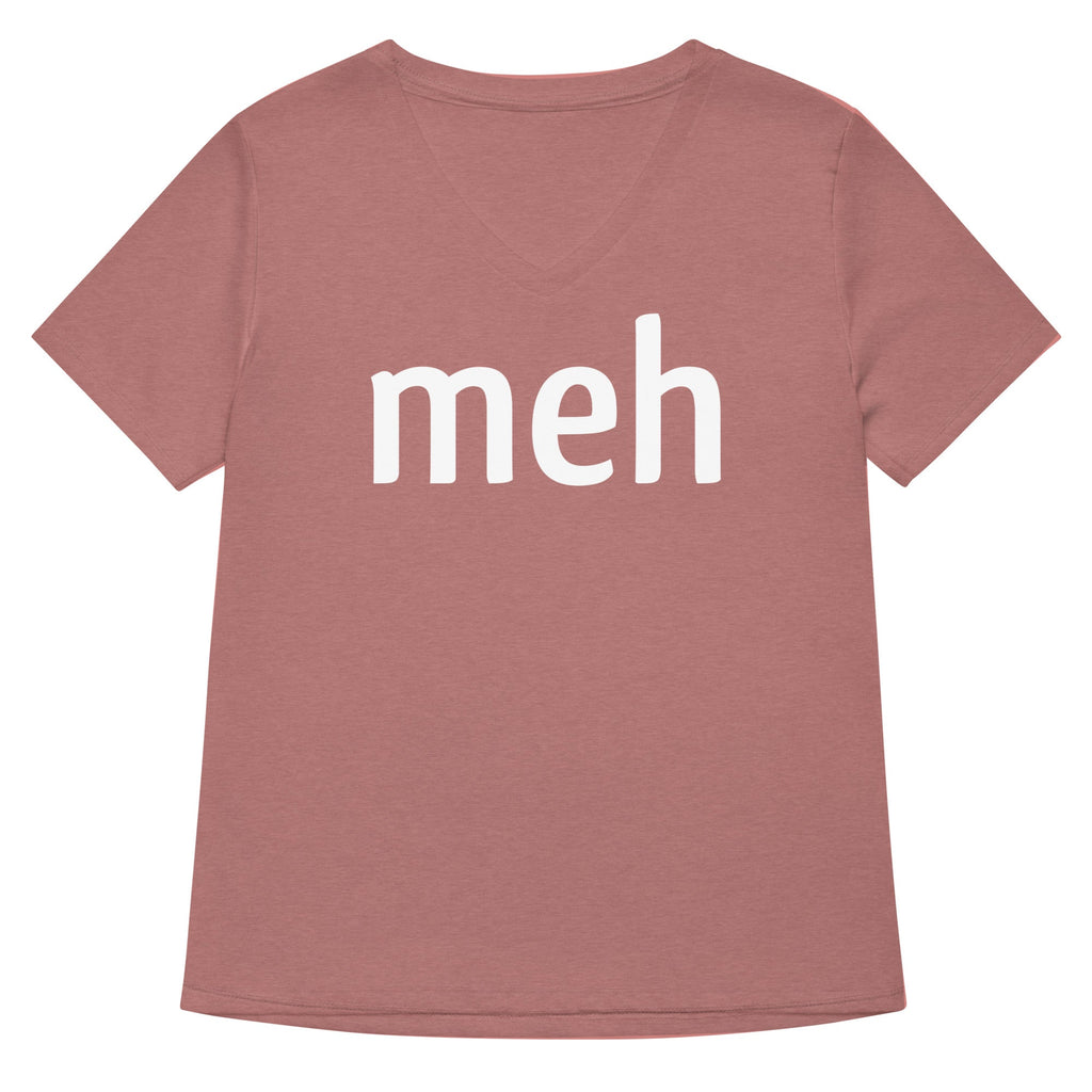 Meh Shirt Women's V-Neck Tee product image 5