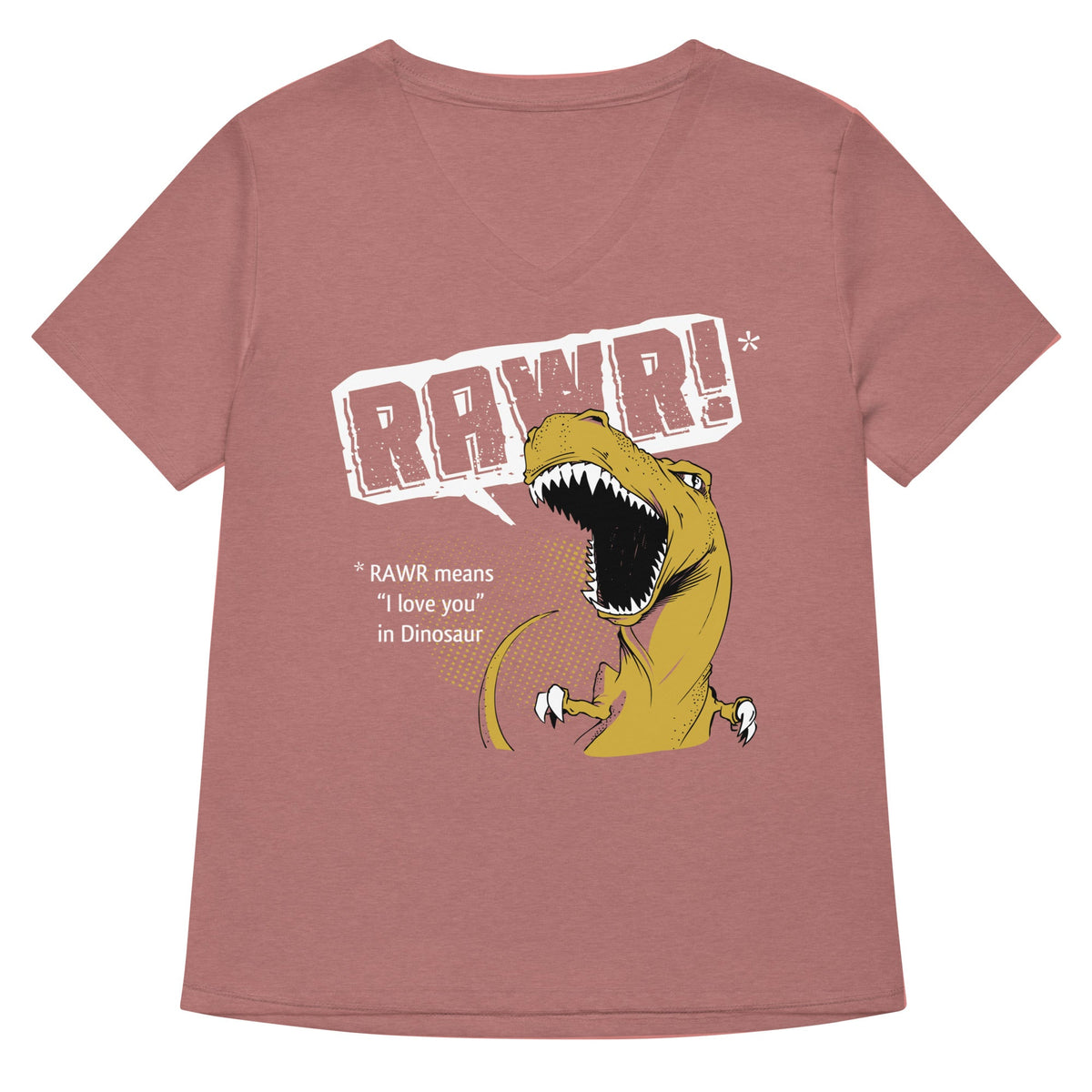 Rawr Means I Love You Women's V-Neck Tee product image 5