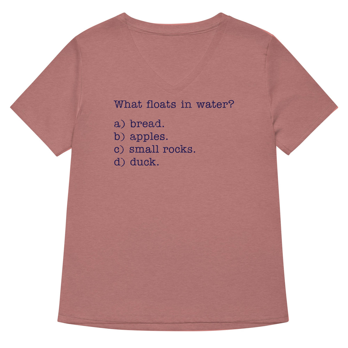 What Floats In Water? Women's V-Neck Tee product image 2