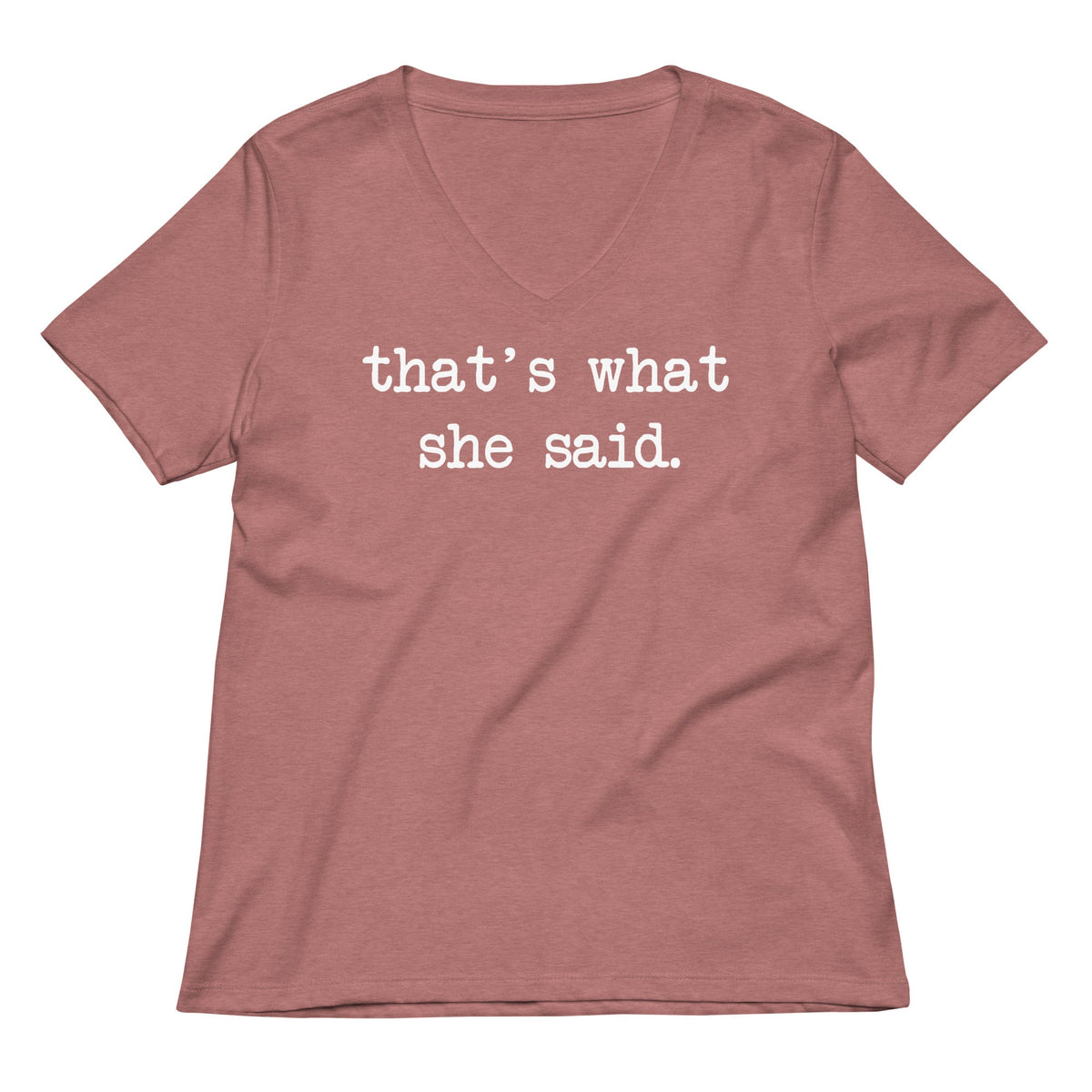 That's What She Said Women's V-Neck Tee product image 5