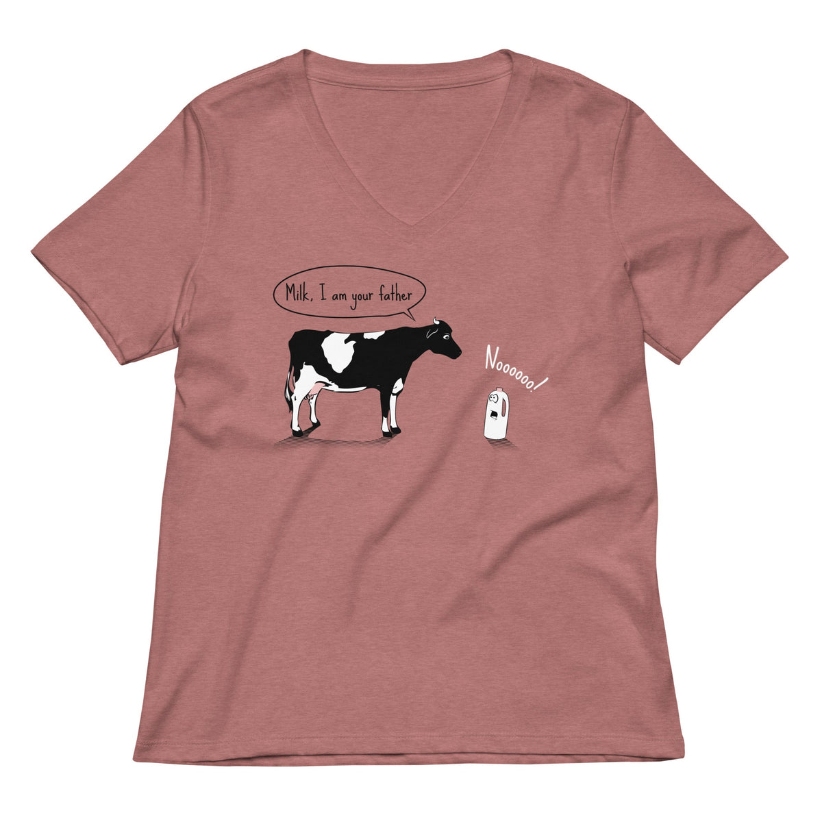 Milk, I am your father Women's V-Neck Tee product image 2