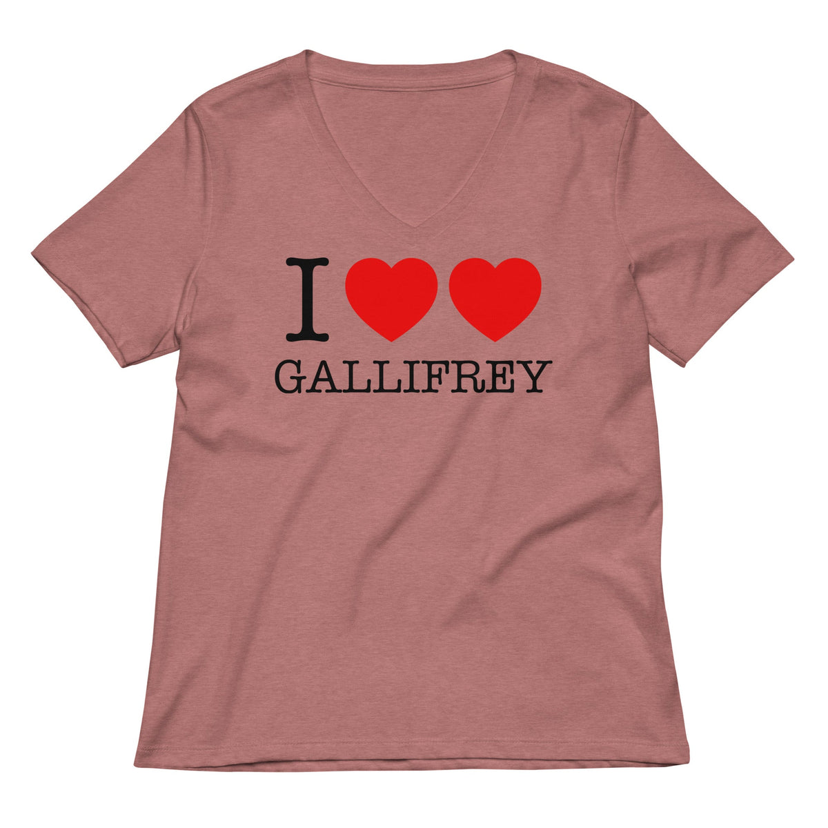 I Heart Gallifrey Women's V-Neck Tee product image 2