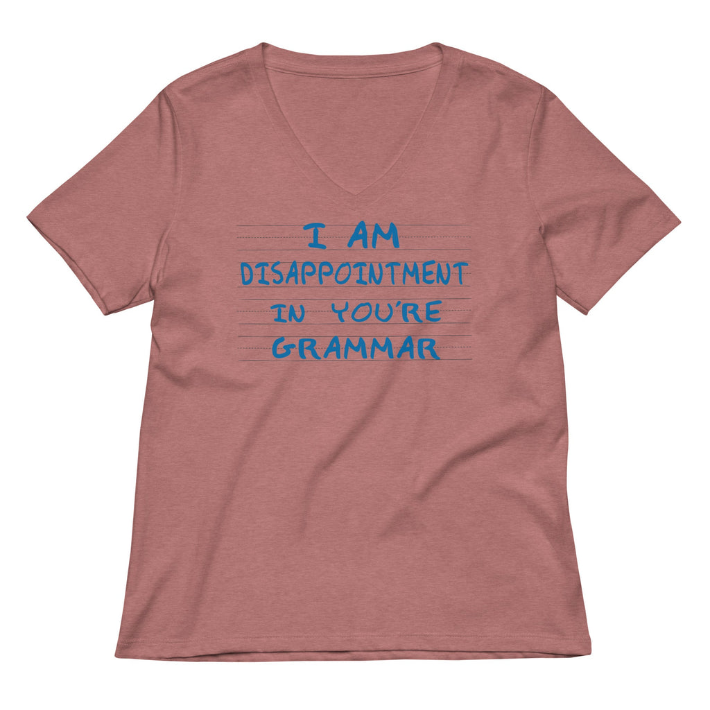 I Am Disappointment Women's V-Neck Tee product image 1