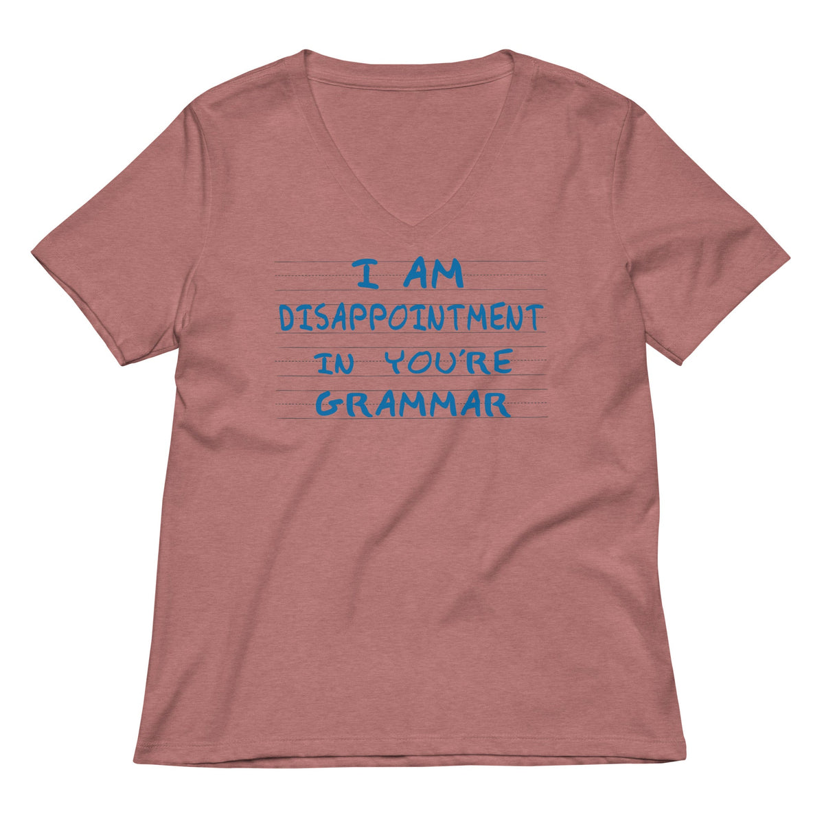 I Am Disappointment Women's V-Neck Tee product image 1