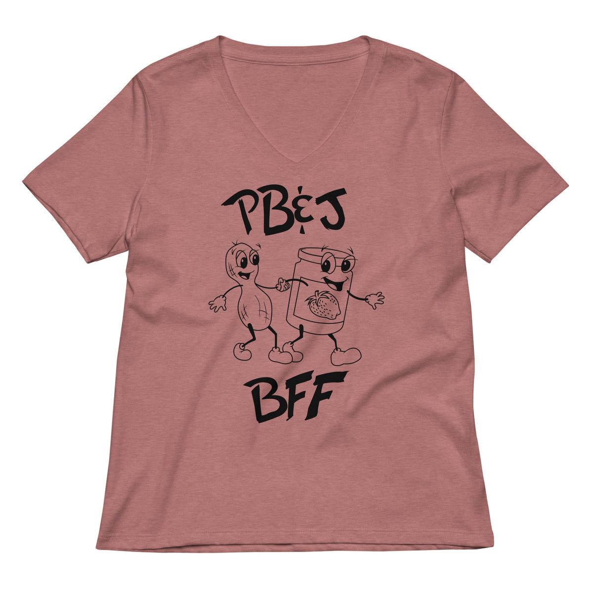 Peanut Butter And Jelly - BFF Women's V-Neck Tee product image 1