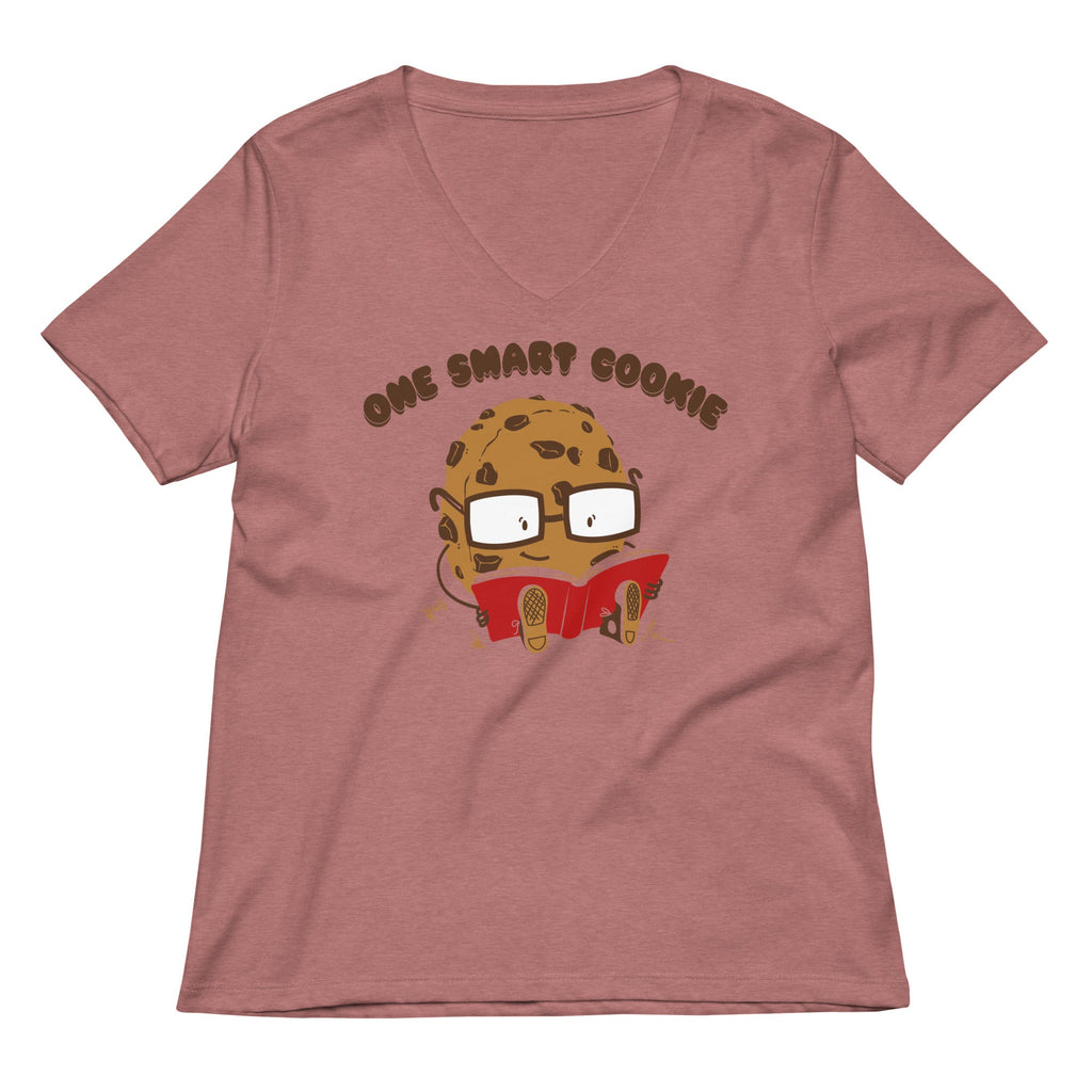One Smart Cookie Women's V-Neck Tee product image 1