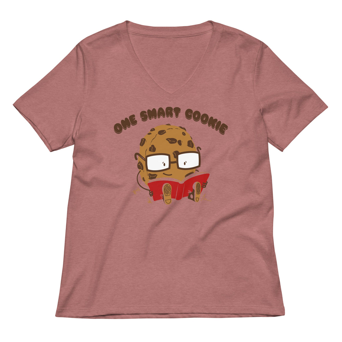 One Smart Cookie Women's V-Neck Tee product image 1