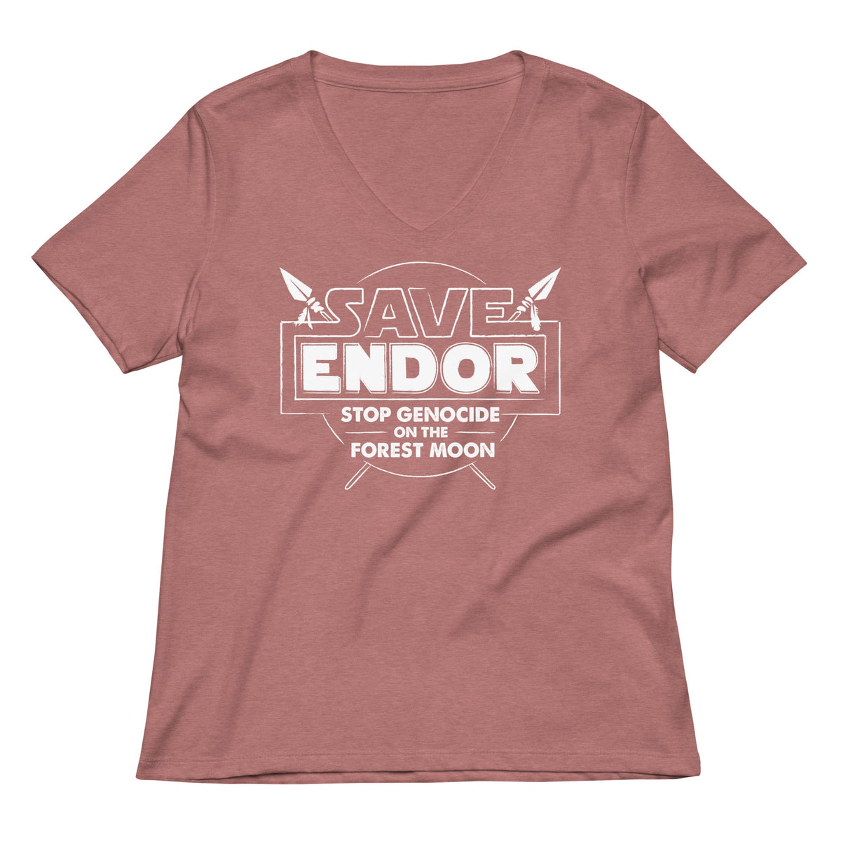 Save Endor Women's V-Neck Tee product image 5
