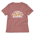 The Awesome Meter Women's V-Neck Tee product image 1