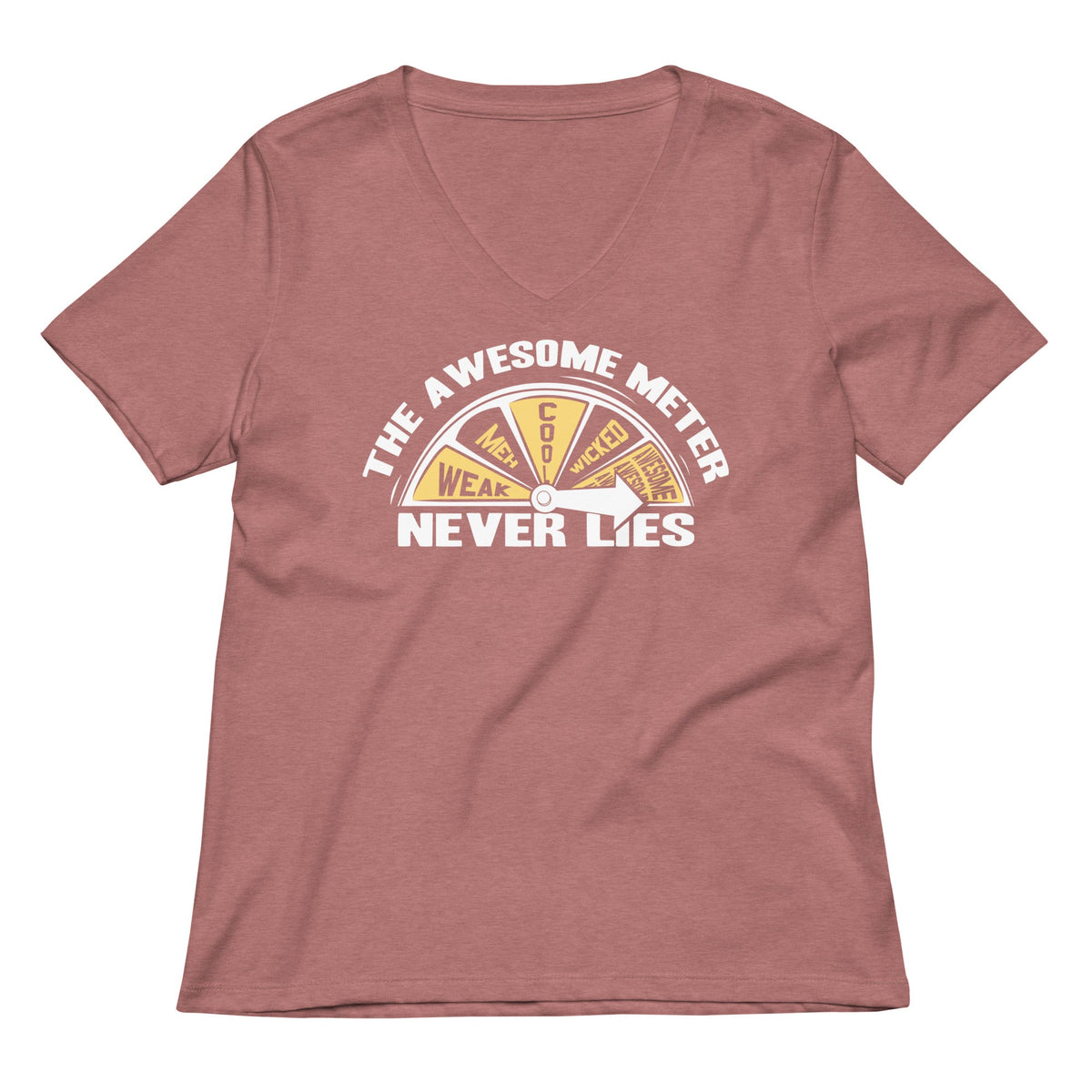 The Awesome Meter Women's V-Neck Tee product image 1