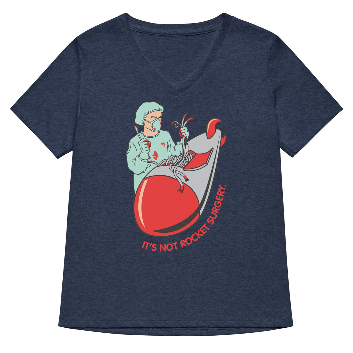 It's Not Rocket Surgery Women's V-Neck Tee product image 2