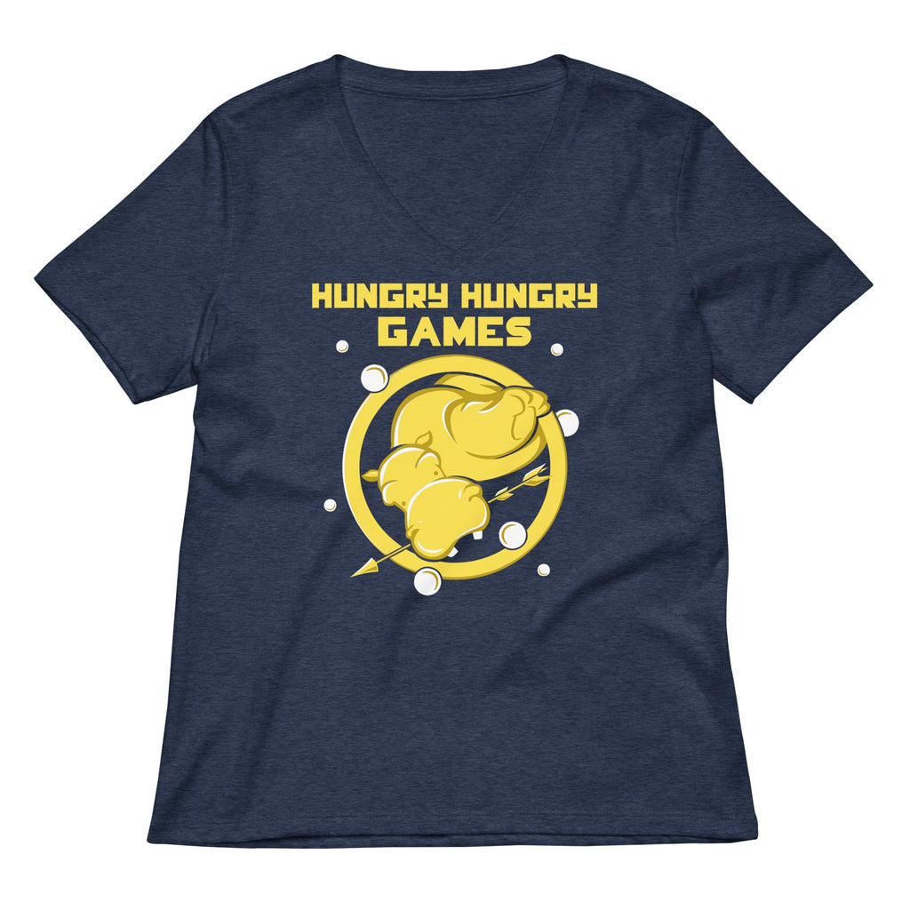 Hungry Games Women's V-Neck Tee product image 3