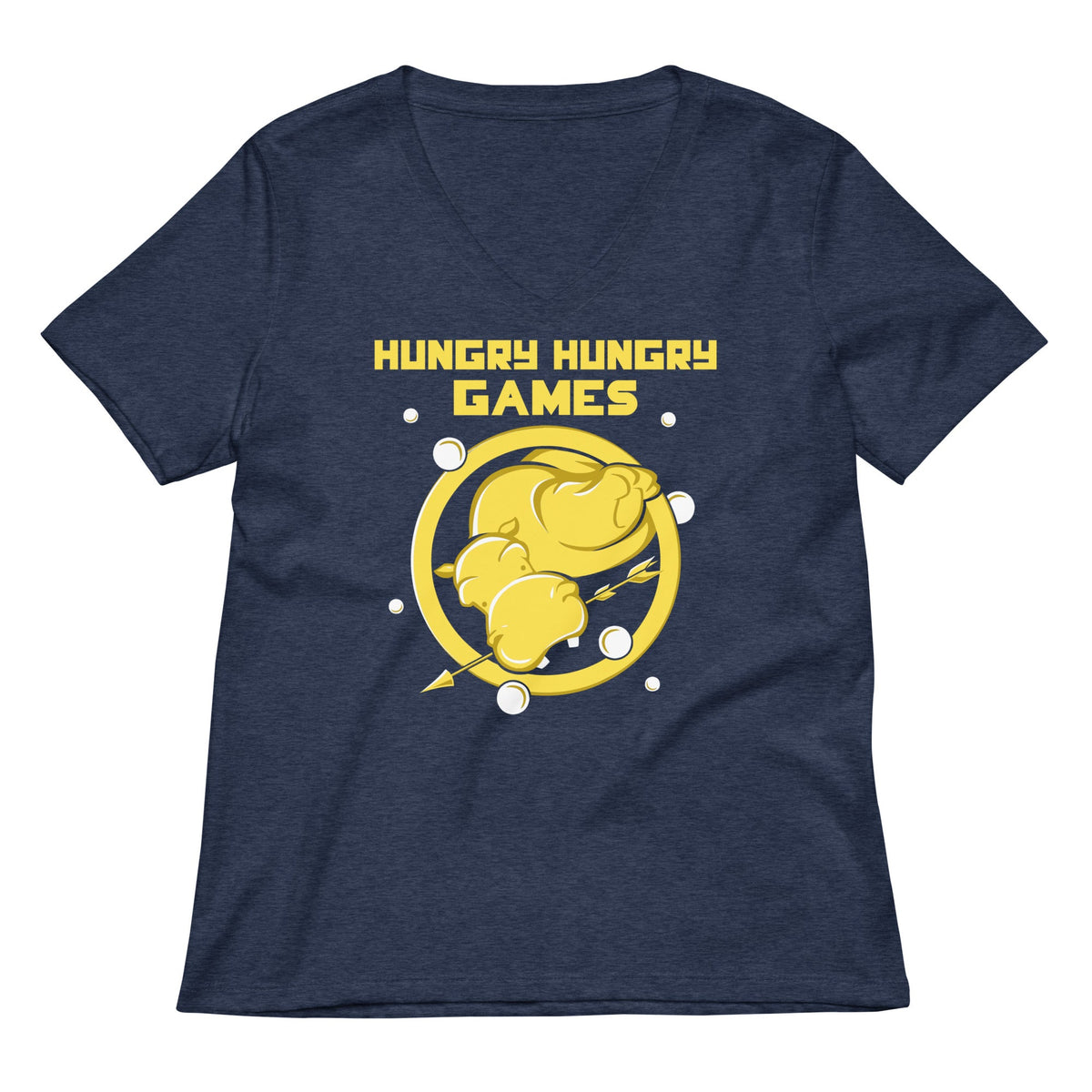 Hungry Games Women's V-Neck Tee product image 3