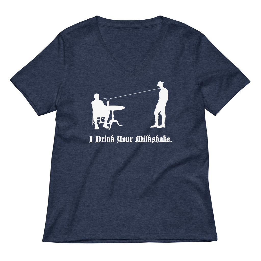 I Drink Your Milkshake Women's V-Neck Tee product image 3