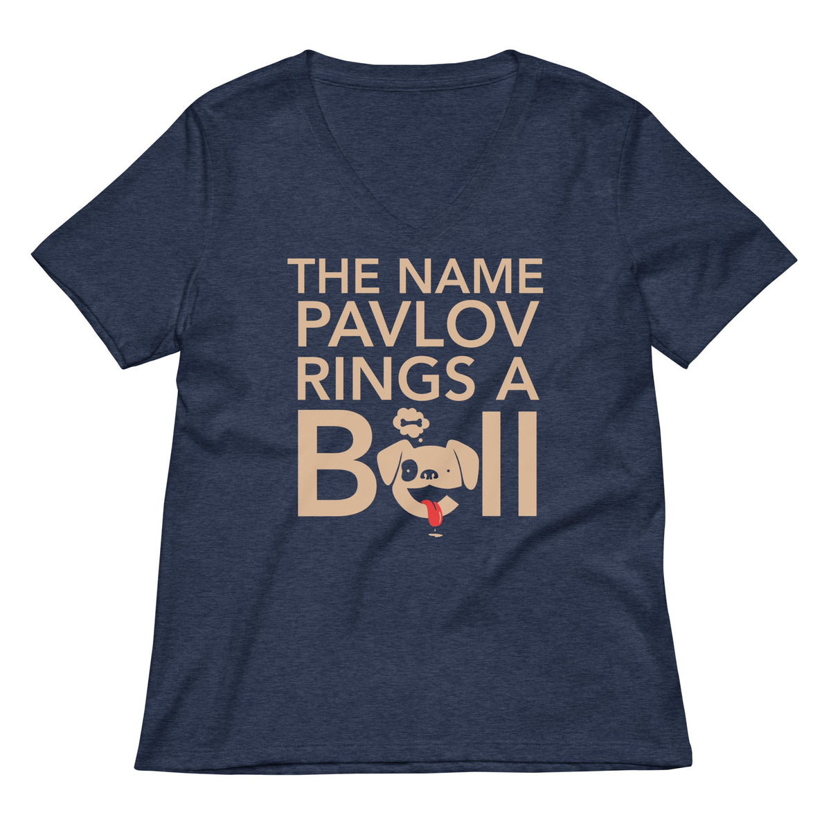 The Name Pavlov Rings A Bell Women's V-Neck Tee product image 2