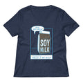 Hola, Soy Milk Women's V-Neck Tee product image 1